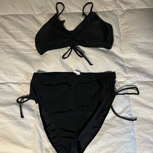 Cupshe Black Bikini Set